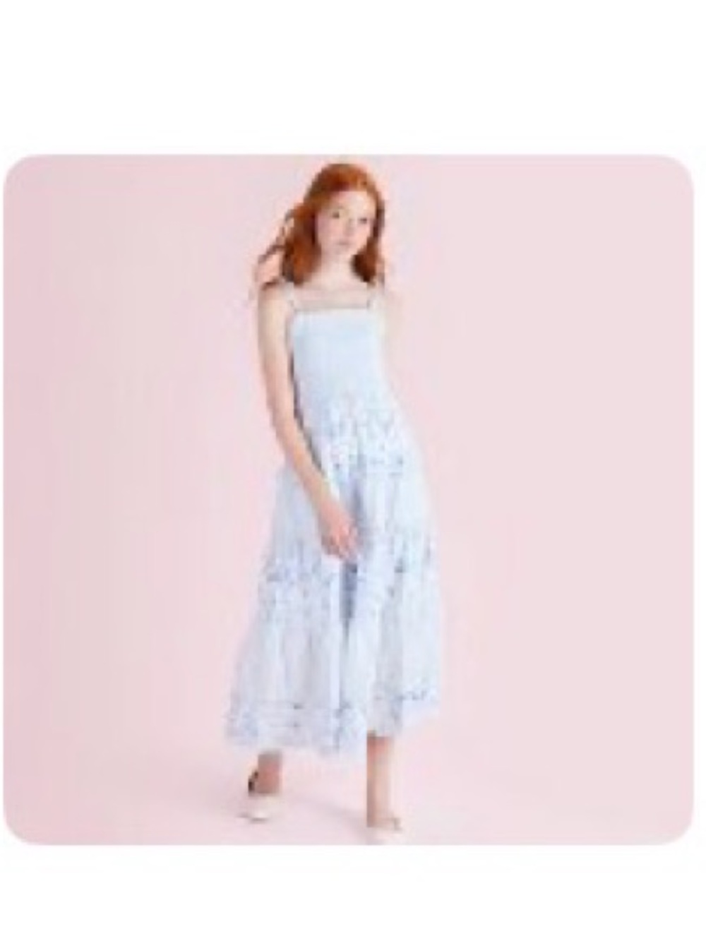 Stella Budding Florals Tiered
Maxi Dress Blue sz 12 -
LoveShackFancy x Target